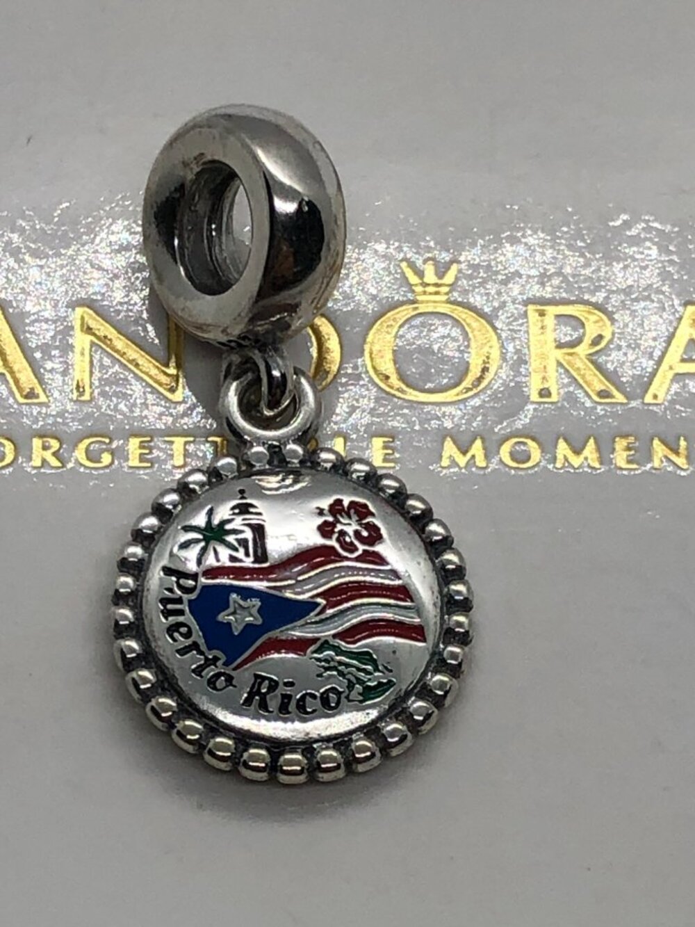 ✨🔥Pandora Puerto Rico Flag Charm Turtle Tree Flower Travel